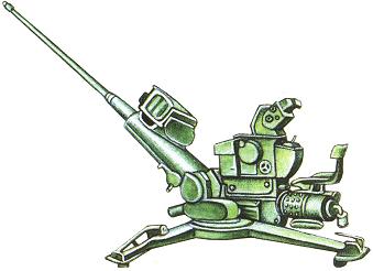 30-мм зенитная пушка GCI (HS 831) (Швейцария)