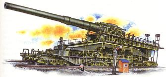 807-мм ж.-д. пушки Дора и Густав (Германия)